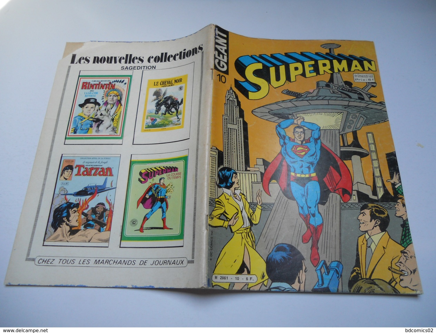 Superman Geant N° 10 LA GRANDE FRAYEUR DE SUPERMAN - Superman