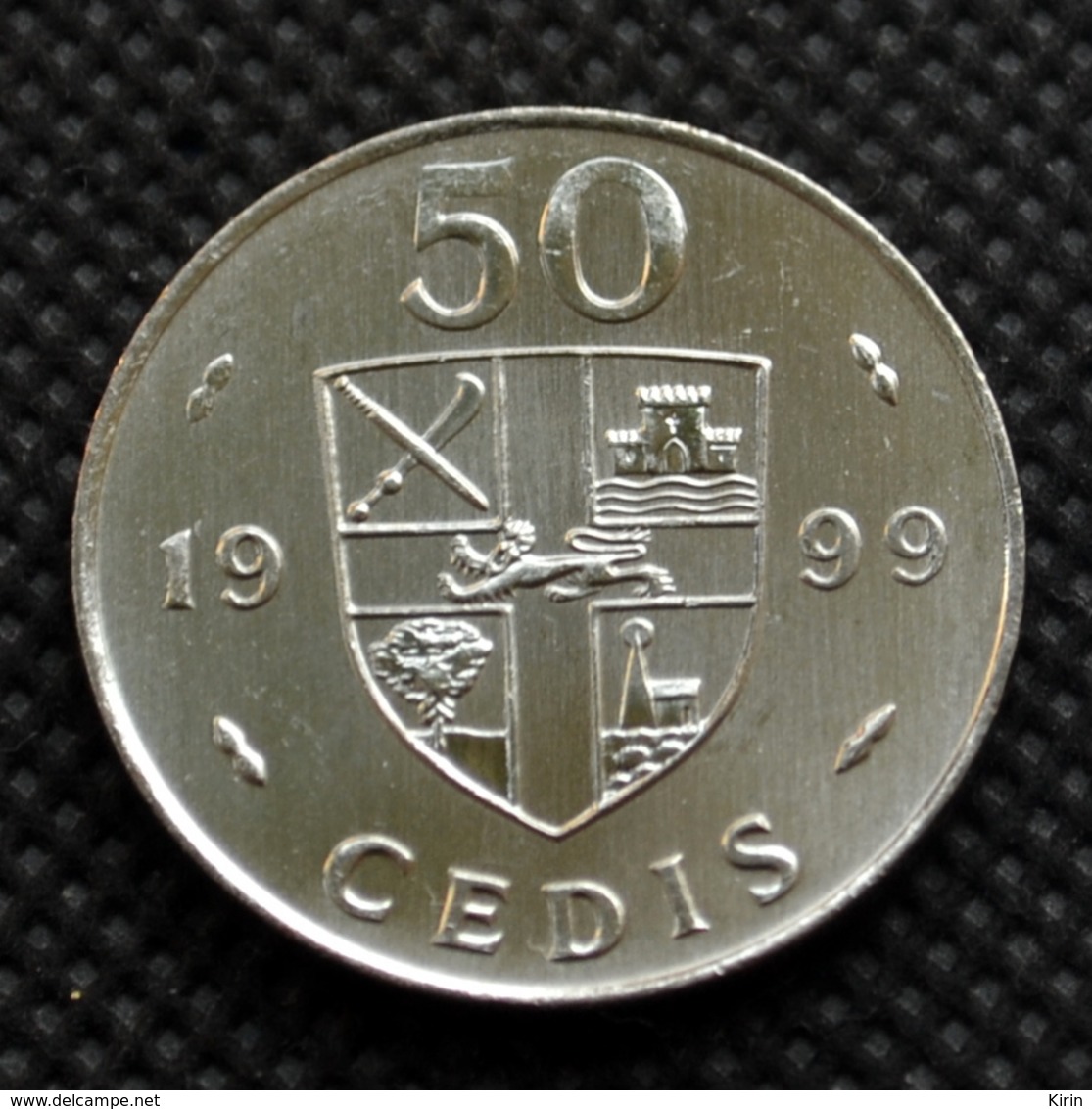 Ghana 50 Cedis 1999. Km31a. Freedom And Justice. Uncirculated Coin - Ghana