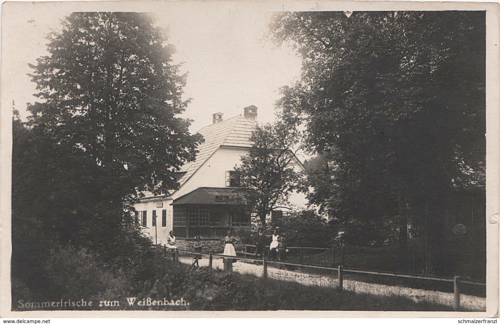 AK Sommerfrische Zum Weißenbach An Der Triesting ? Gasthof Gasthaus Restaurant Hohenberg Lilienfeld NÖ Niederösterreich - Lilienfeld