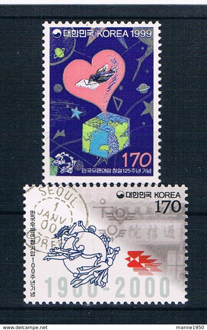 Korea Süd 1999/2000 UPU Mi.Nr. 2033/70 ** - Korea (Süd-)