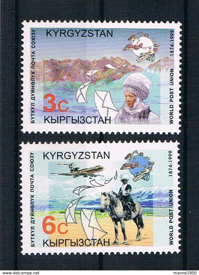 Kirgisistan 1999 UPU Mi.Nr. 189/90 Kpl. Satz ** - Kyrgyzstan