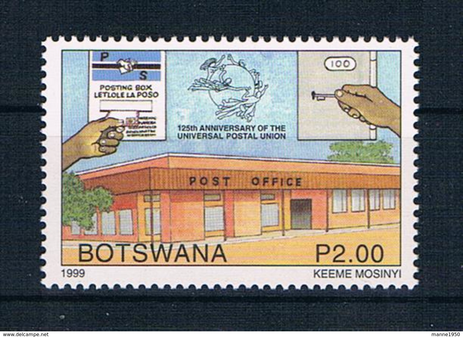 Botswana 1999 UPU Mi.Nr. 683 ** - Botswana (1966-...)