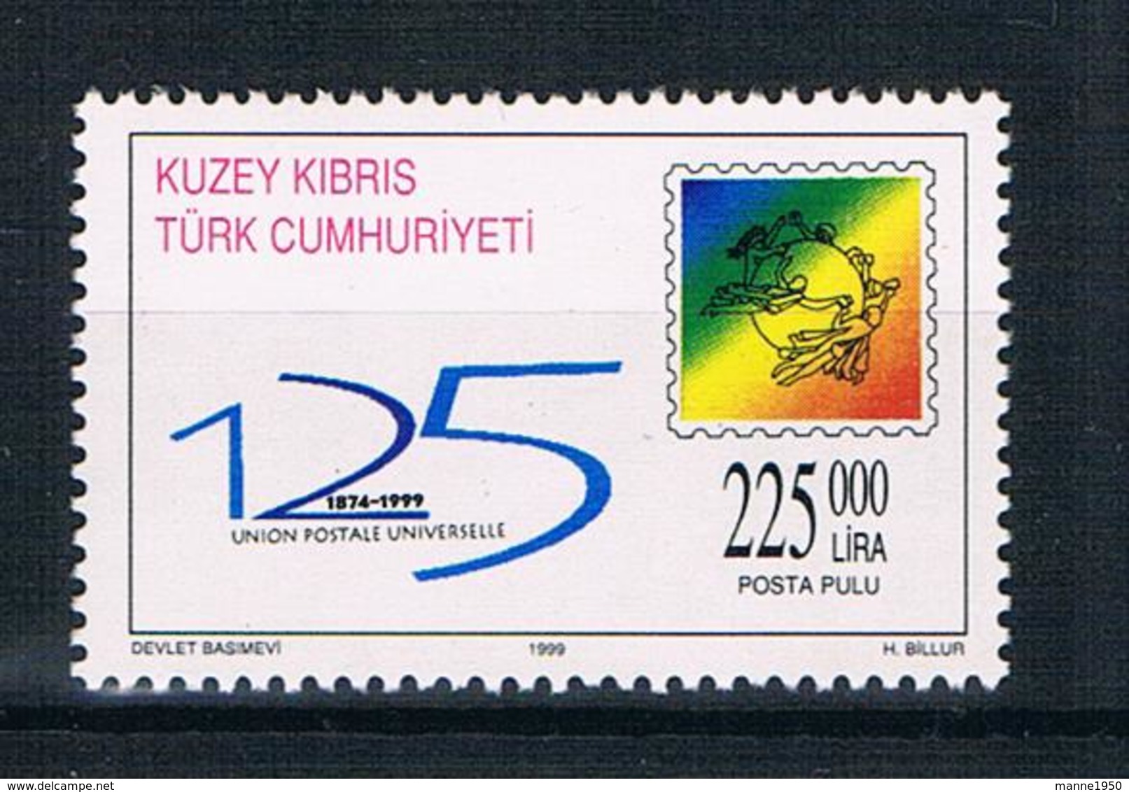 Türkisch Zypern 1999 UPU Mi.Nr. 504 ** - Ungebraucht