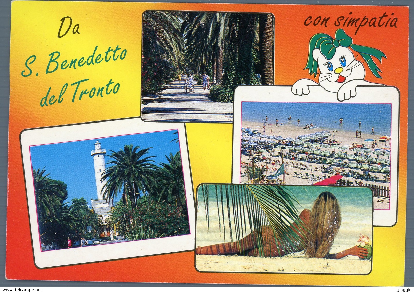 °°° Cartolina N. 87 S. Benedetto Del Tronto Vedutine Viaggiata °°° - Ascoli Piceno