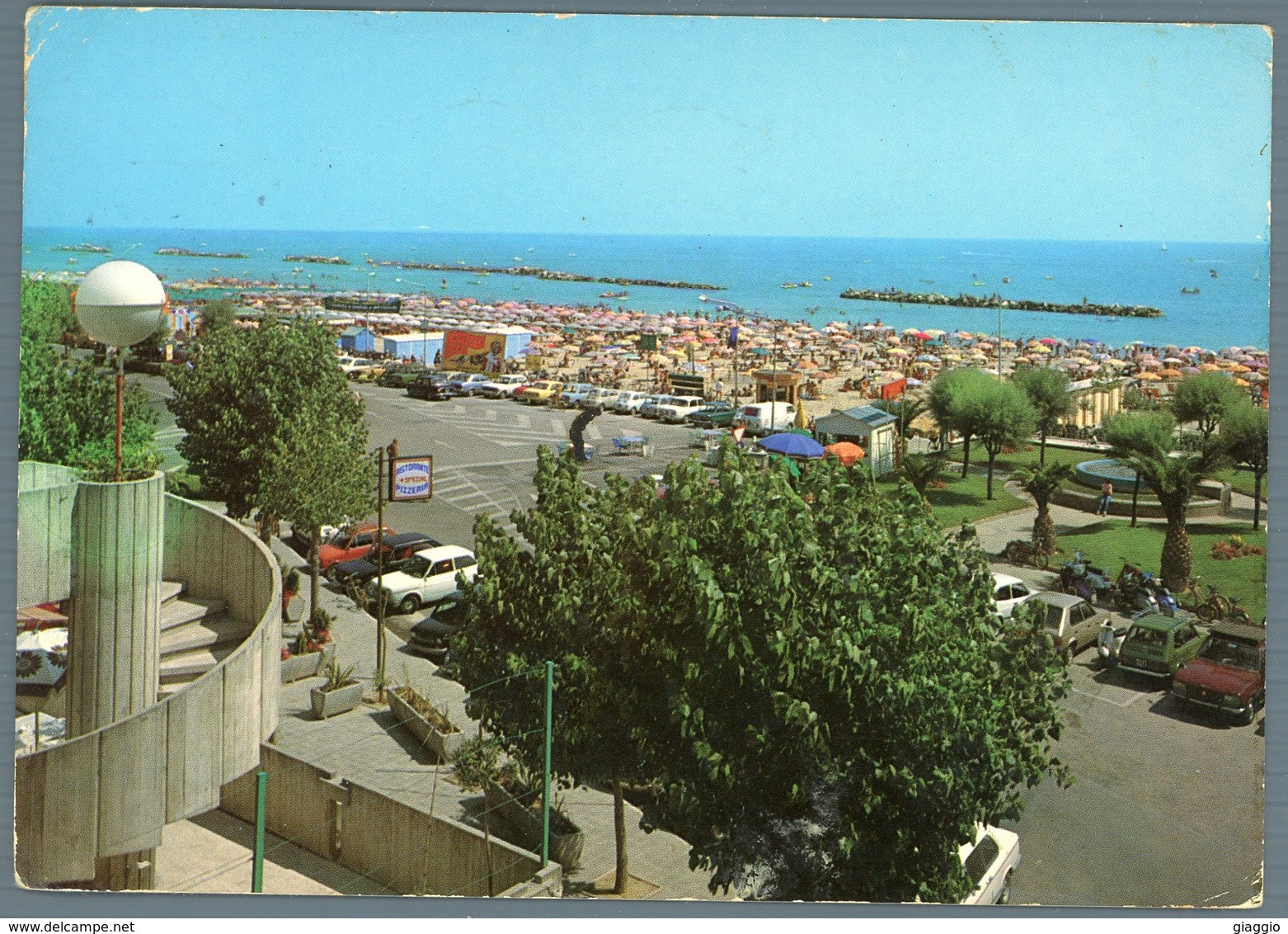 °°° Cartolina N. 90 S. Benedetto Del Tronto Porto D'ascoli La Rotonda Sul Mare Viaggiata °°° - Ascoli Piceno