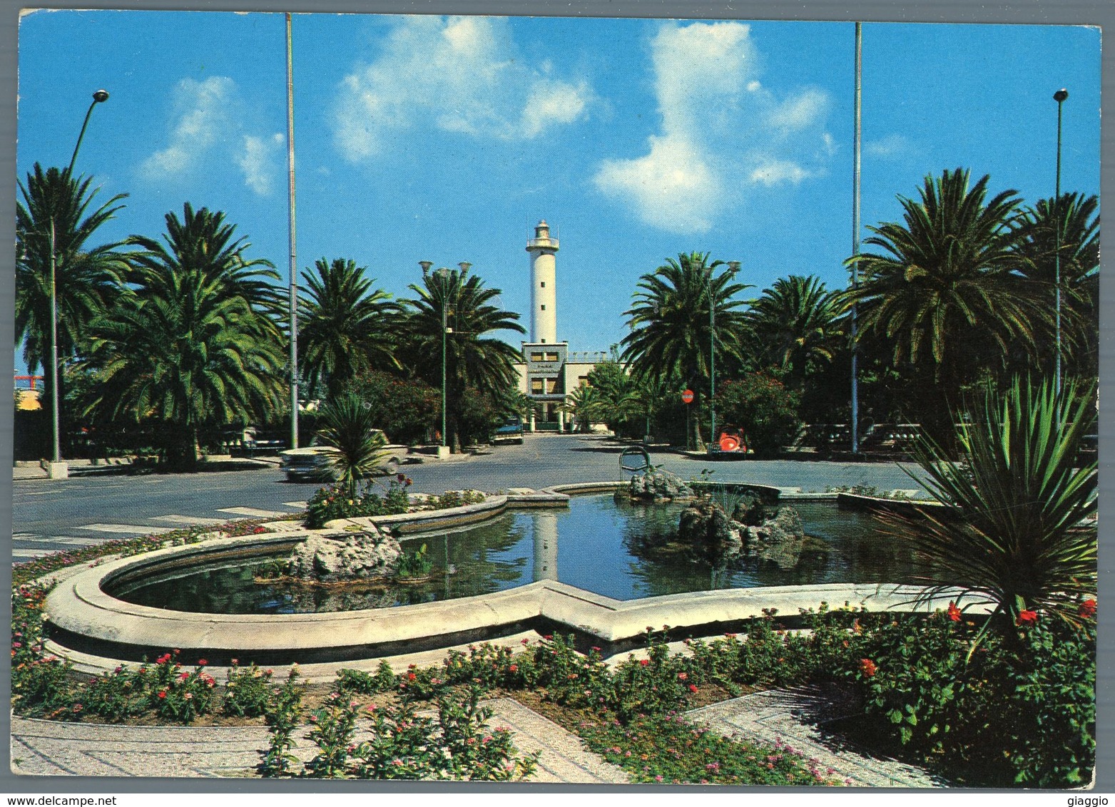 °°° Cartolina N. 91 S. Benedetto Del Tronto Fontana Del Lungomare E Faro Viaggiata °°° - Ascoli Piceno