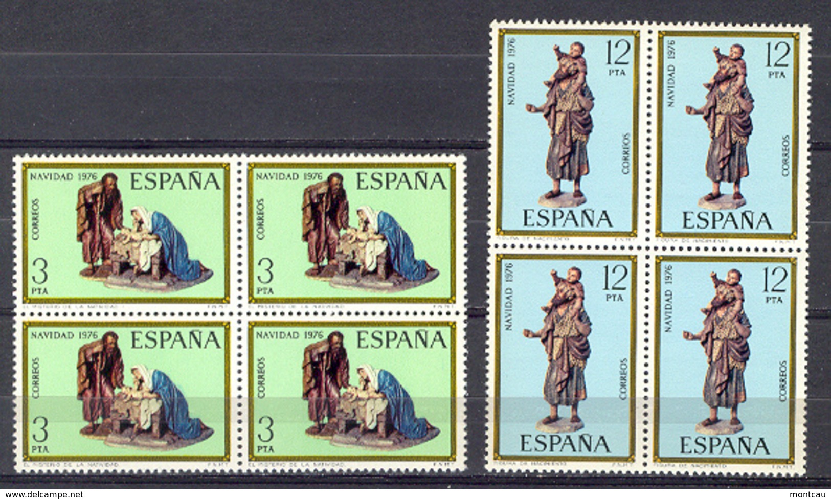 Spain 1976. Navidad Ed 2368-69 Bl (**) - Navidad