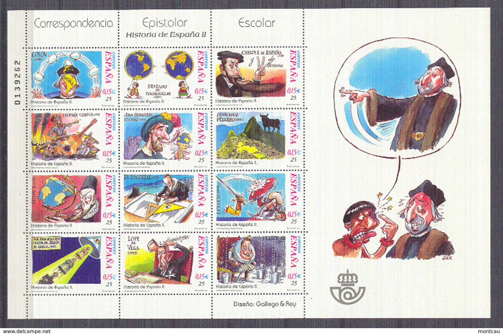 Spain 2001 - Correspondencia Epistolar Ed 3822 (**) - Nuevos