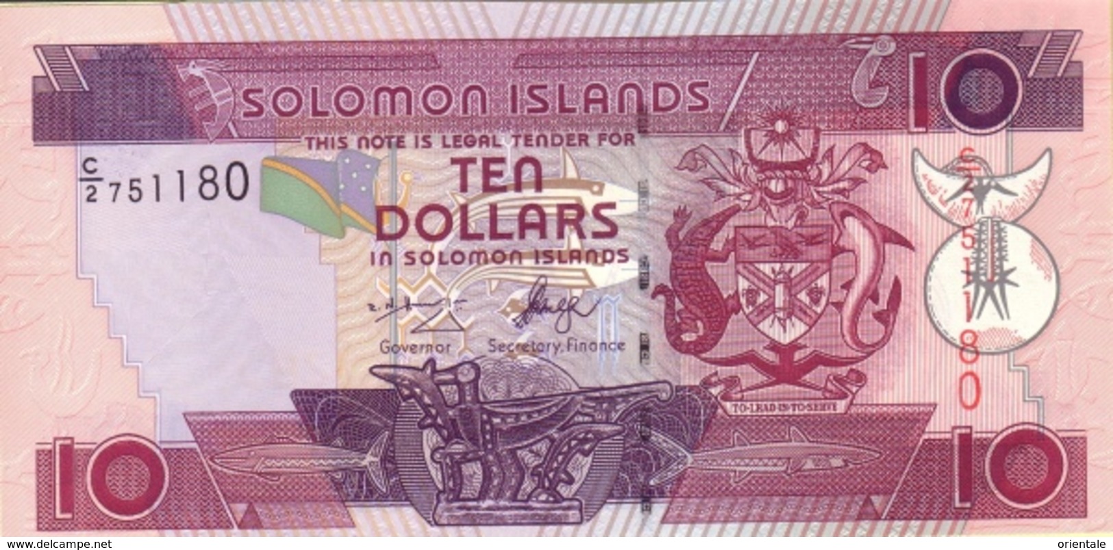 SOLOMON ISLANDS P. 27 10 D 2005 UNC - Isola Salomon