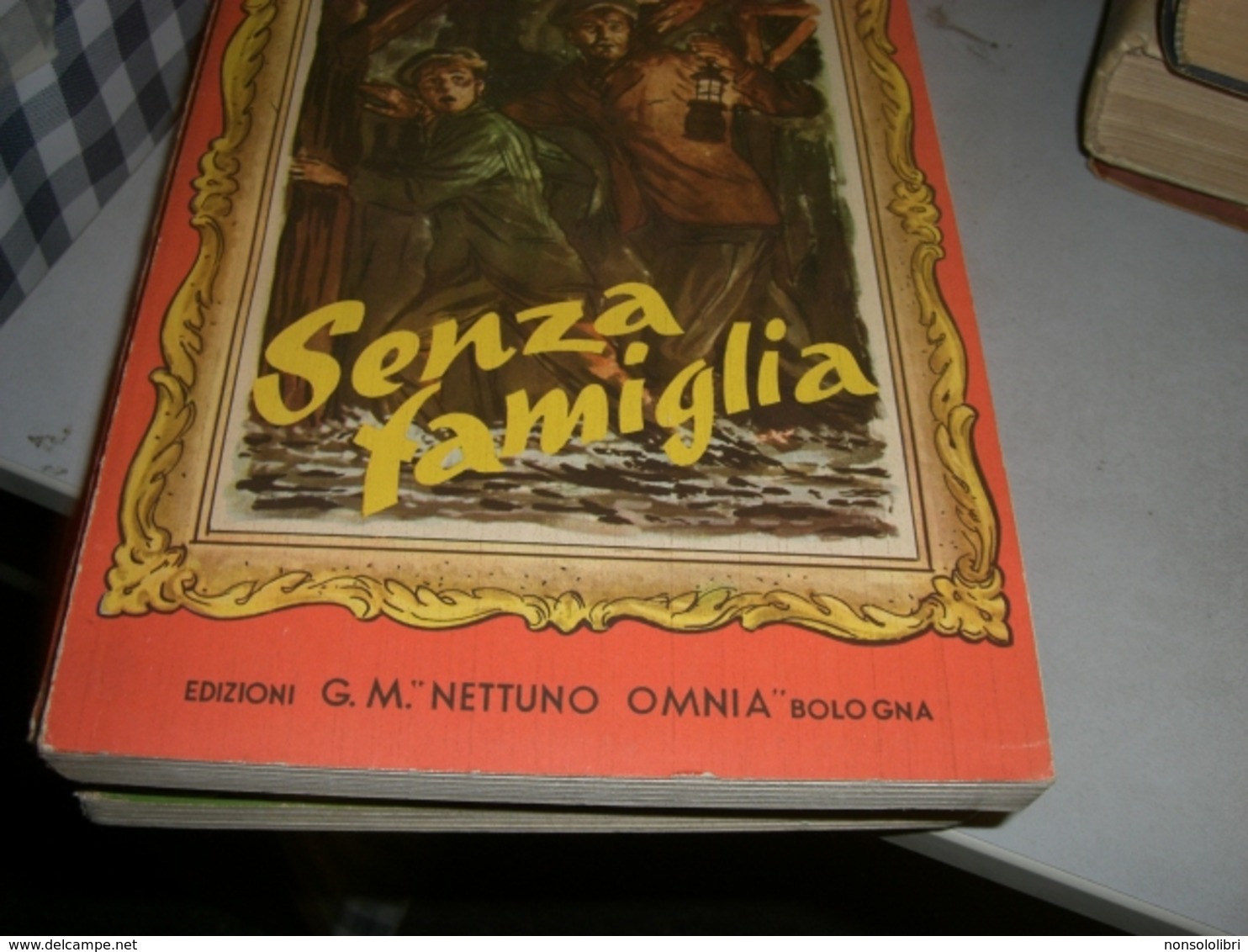 LIBRO SENZA FAMIGLIA 1955 -EDIZIONI G.M NETTUNO OMNIA - Classici