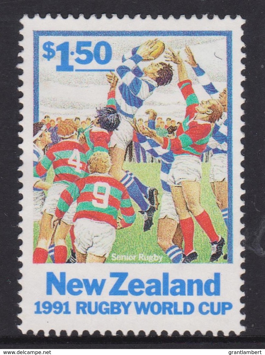 New Zealand 1991 Rugby World Cup $1.50 Used - Used Stamps