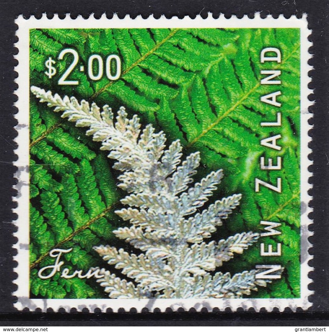 New Zealand 2001 Art From Nature $2 Fern Used - Gebraucht