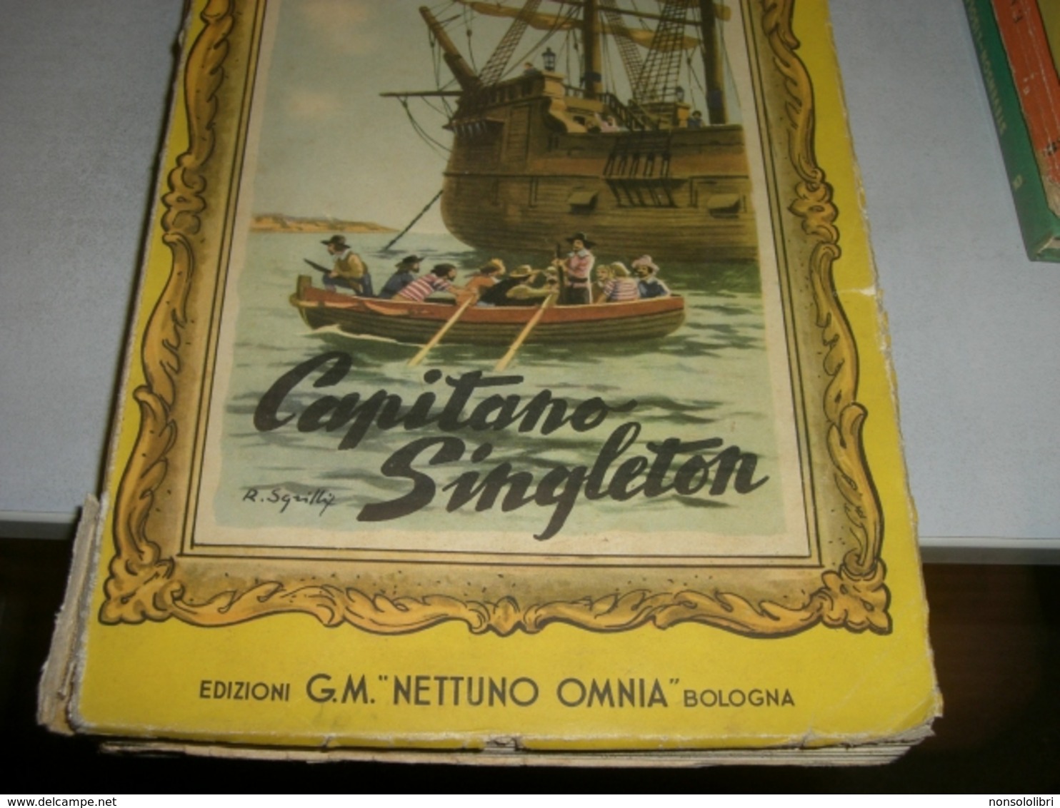 LIBRO CAPITANO SINGLETON-EDIZIONI G.M OMNIA NETTUNO - Classici