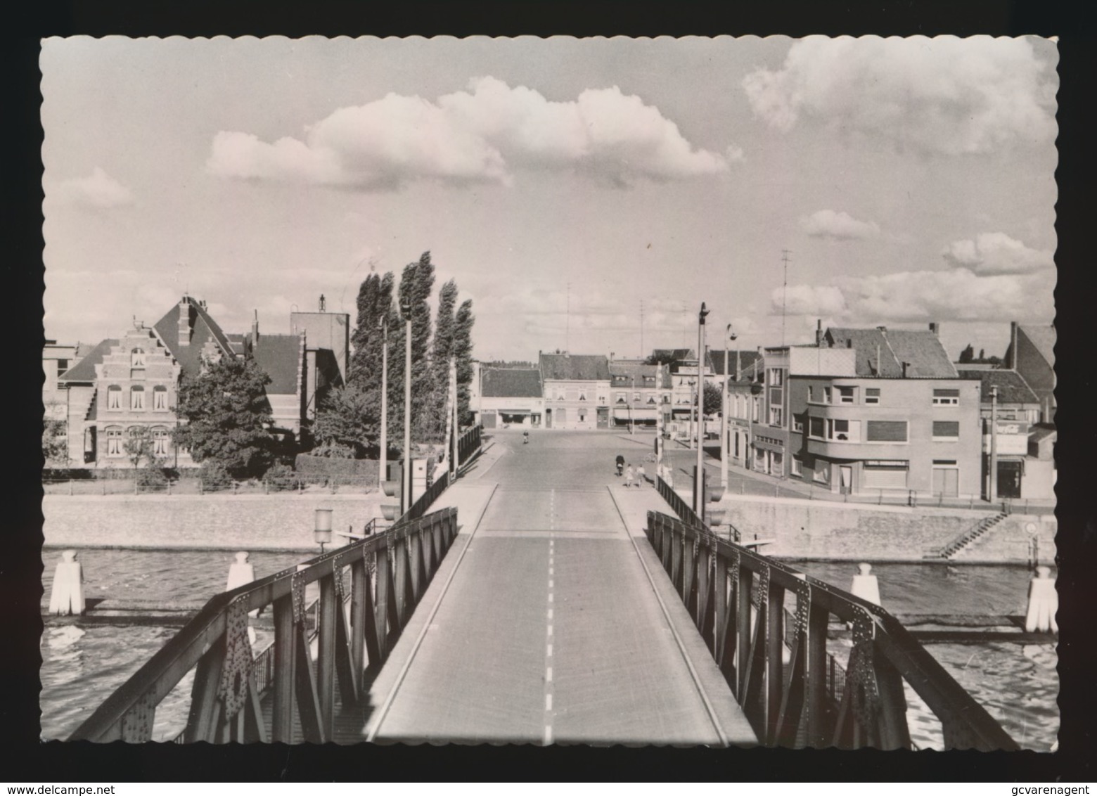 FOTOKAART ZELZATE =  BRUG  - UITG. HUIS BLONDINE GROTE MARKT 28 - Zelzate