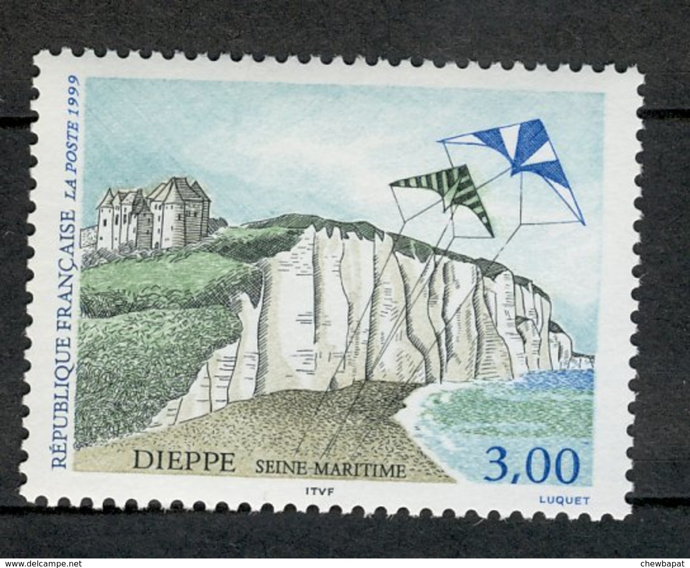 France 1999 -  Neuf - Scanné Recto Verso - Y&T N° 3239 - Dieppe, Seine-Maritime - Neufs