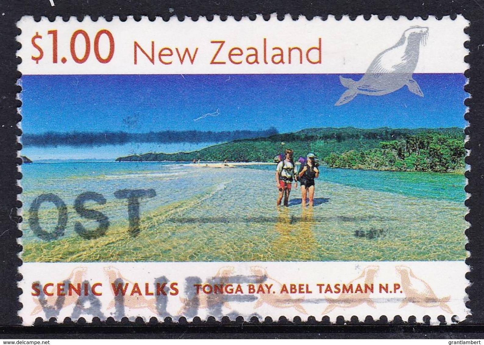 New Zealand 1999 Scenic Walks $1 Tonga Bay Used - - Used Stamps