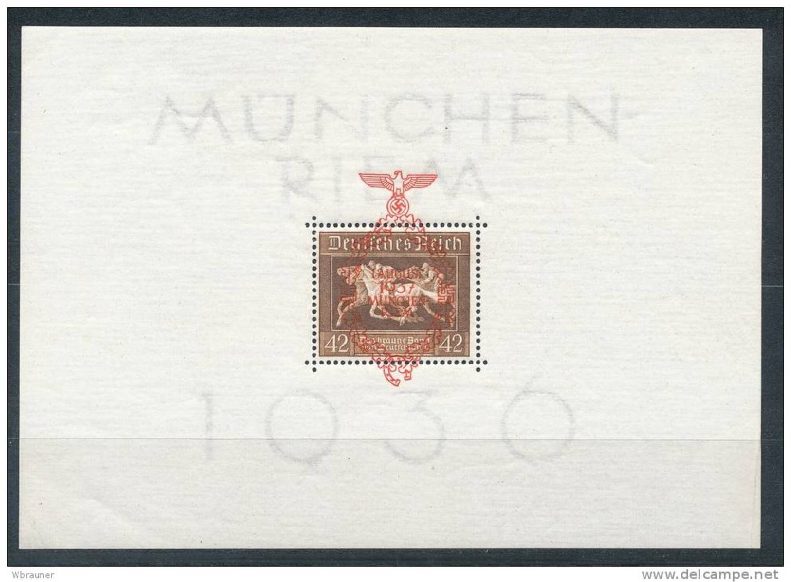 Deutsches Reich Block 10 ** Mi. 180,- - Unused Stamps