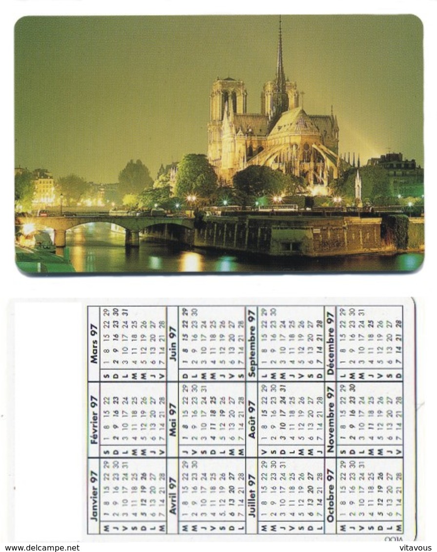 France Notre-dame De Paris Monument Calendrier Calendar TBE - Paysages