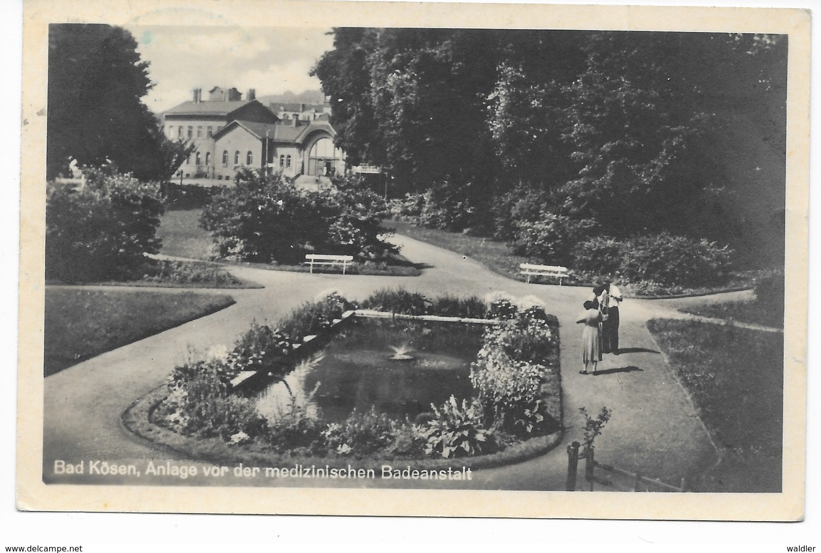 4803  BAD KÖSEN,  ANLAGE VOR DER MED. BADEANSTALT    1951 - Bad Koesen