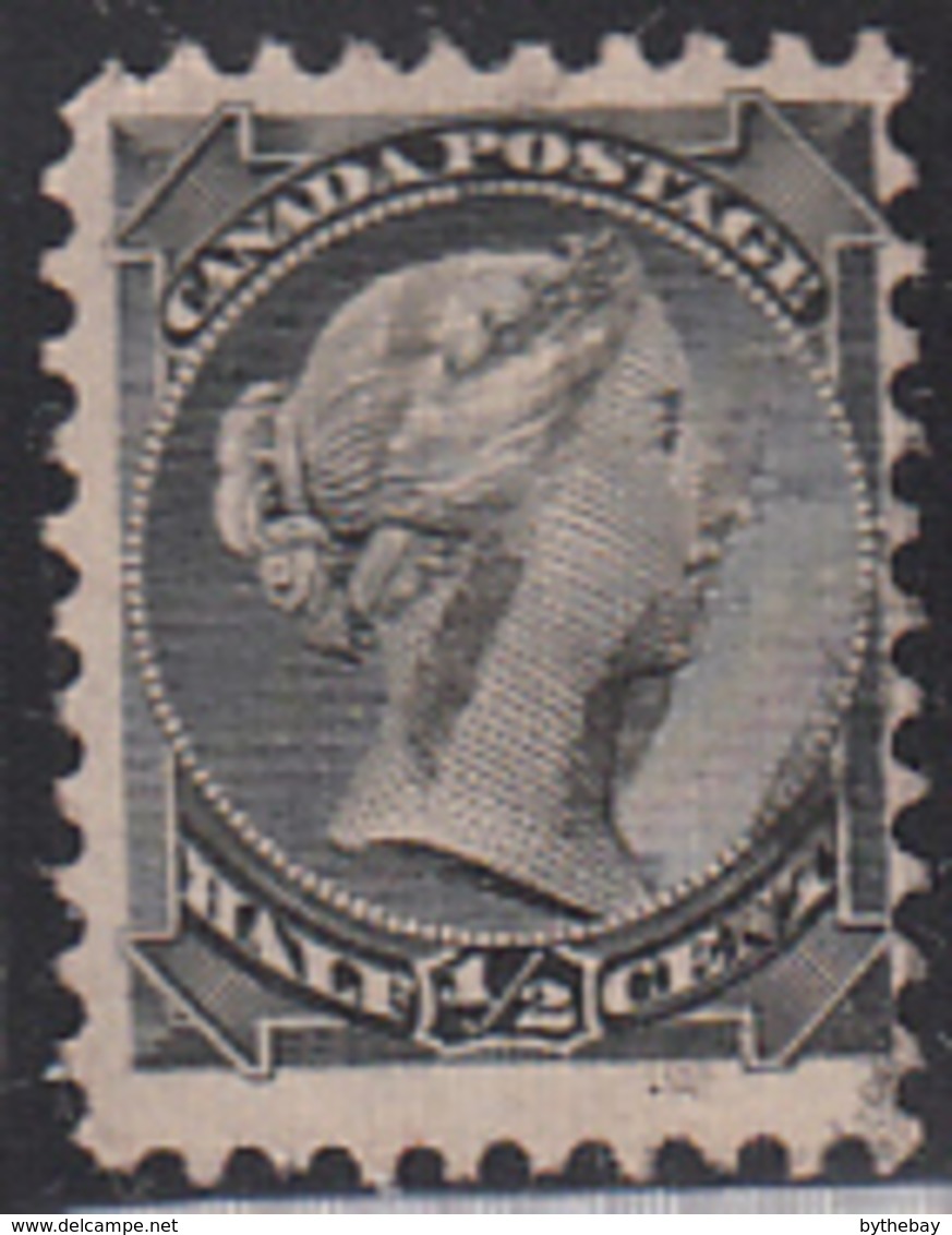Canada 1870-1893 Used Sc 34 1/2c Victoria Small Queen - Usados