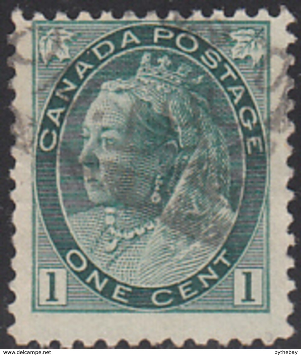 Canada 1898 Used Sc 75 1c Victoria Numeral Issue - Oblitérés