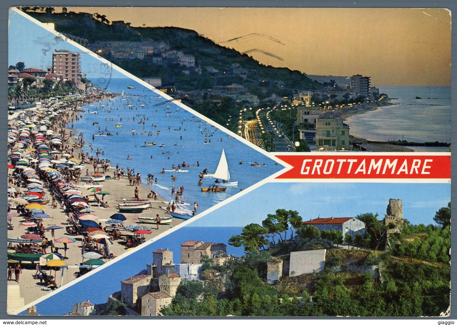 °°° Cartolina N. 104 Grottammare Vedutine Viaggiata °°° - Ascoli Piceno