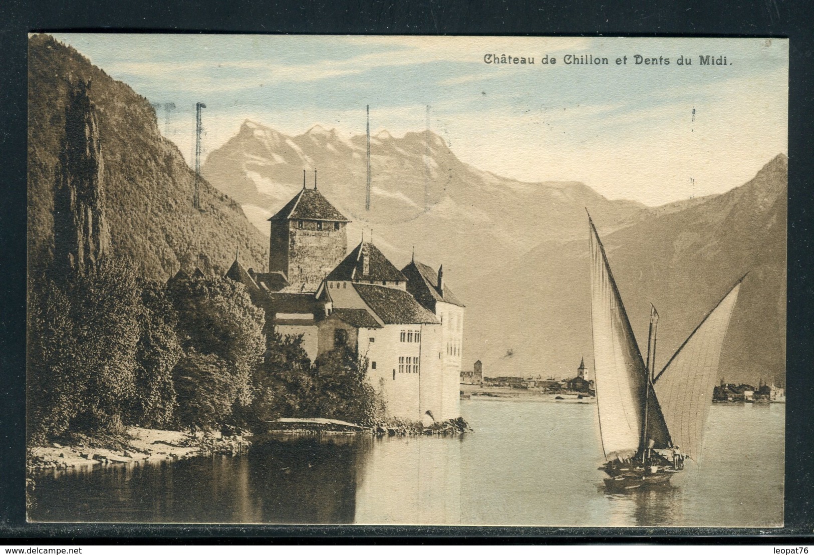 Suisse - Oblitération Mécanique De Genève Sur Carte Postale Pour La France En 1913 -  Réf JJ 54 - Marcophilie