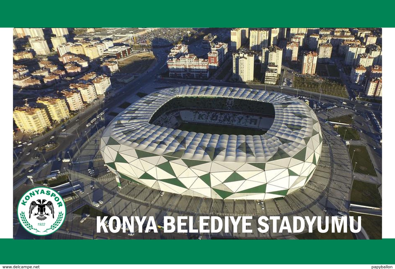 CP.STADE DE FOOTBALL.KONYA TURQUIE  BELEDIYE STADYUME  #  CS. 755 - Football