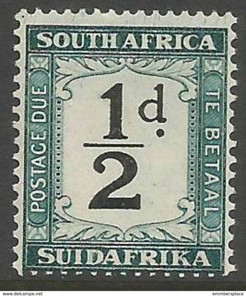 South Africa - 1934 Postage Due 1/2d MLH *  SG D22 - Impuestos