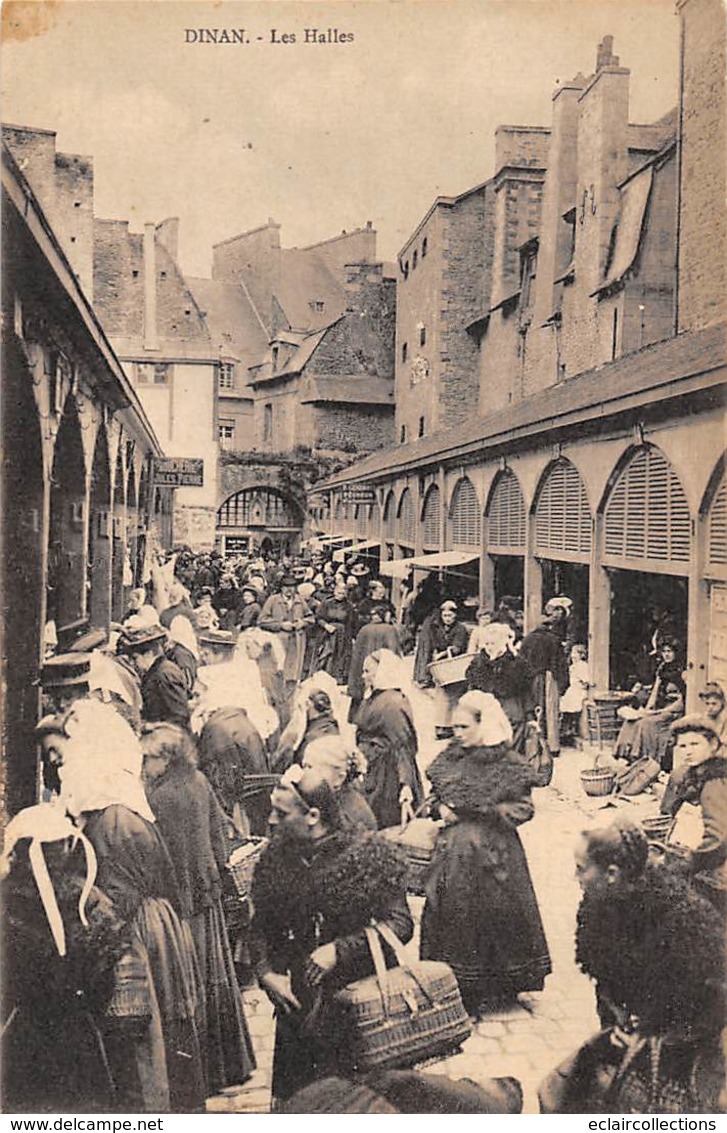 Dinan       22      Les Halles       (voir Scan) - Dinan