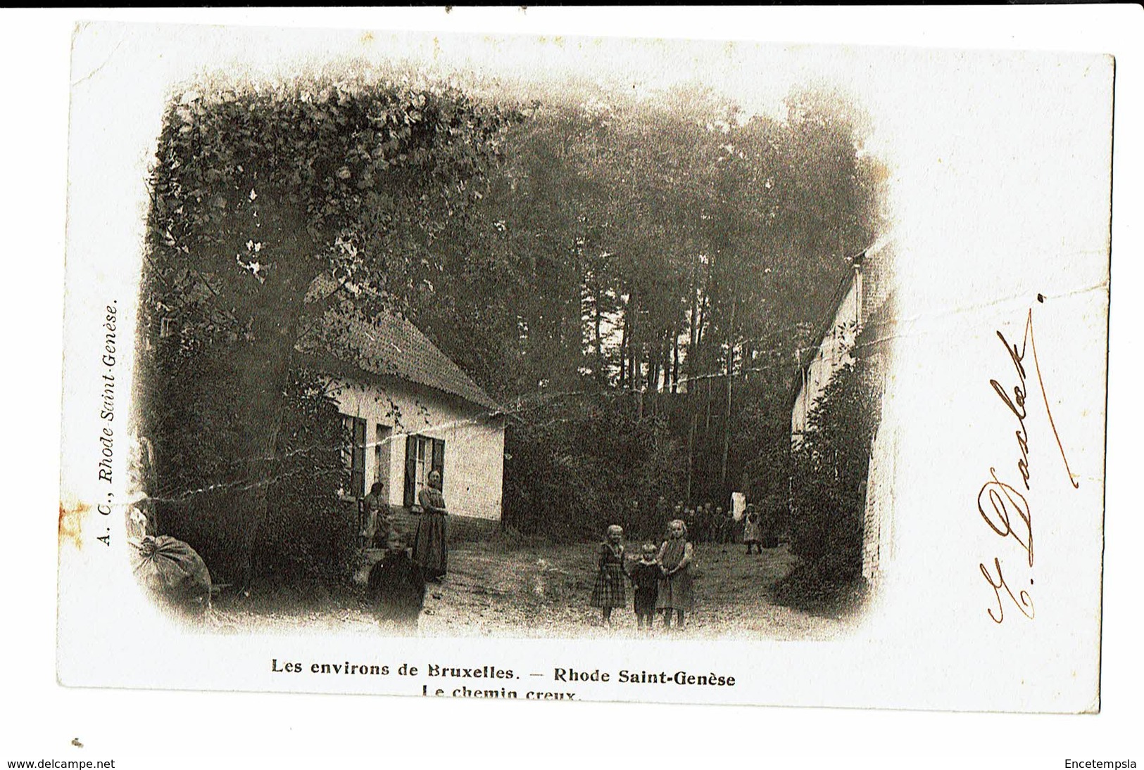 CPA - Carte Postale-Belgique -Rhode St Genèse- Le Chemin  1902 VM4394 - Rhode-St-Genèse - St-Genesius-Rode