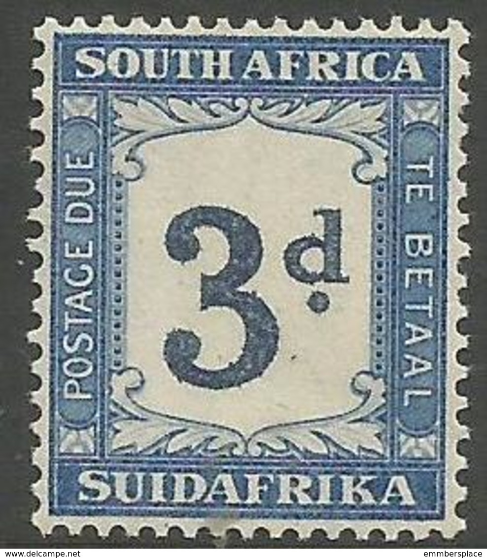 South Africa - 1932 Postage Due 3d MNH **   SG D28a - Postage Due