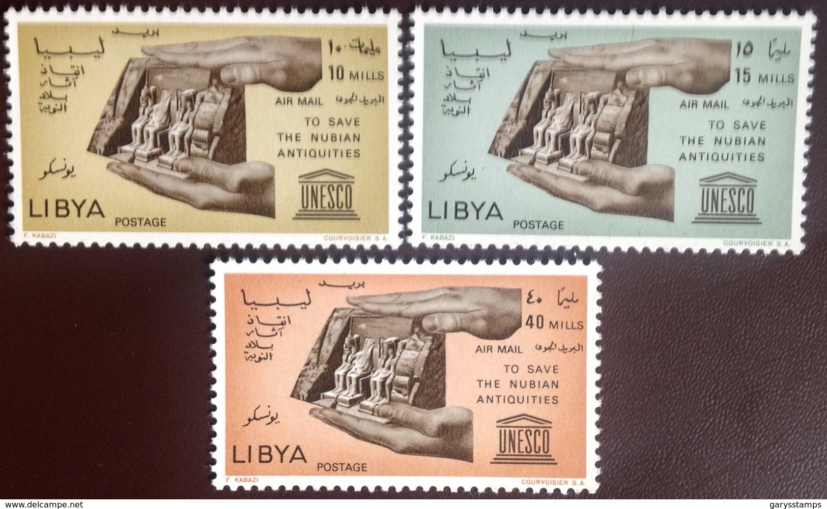 Libya 1966 Preservation Of Nubian Monuments MNH - Libye