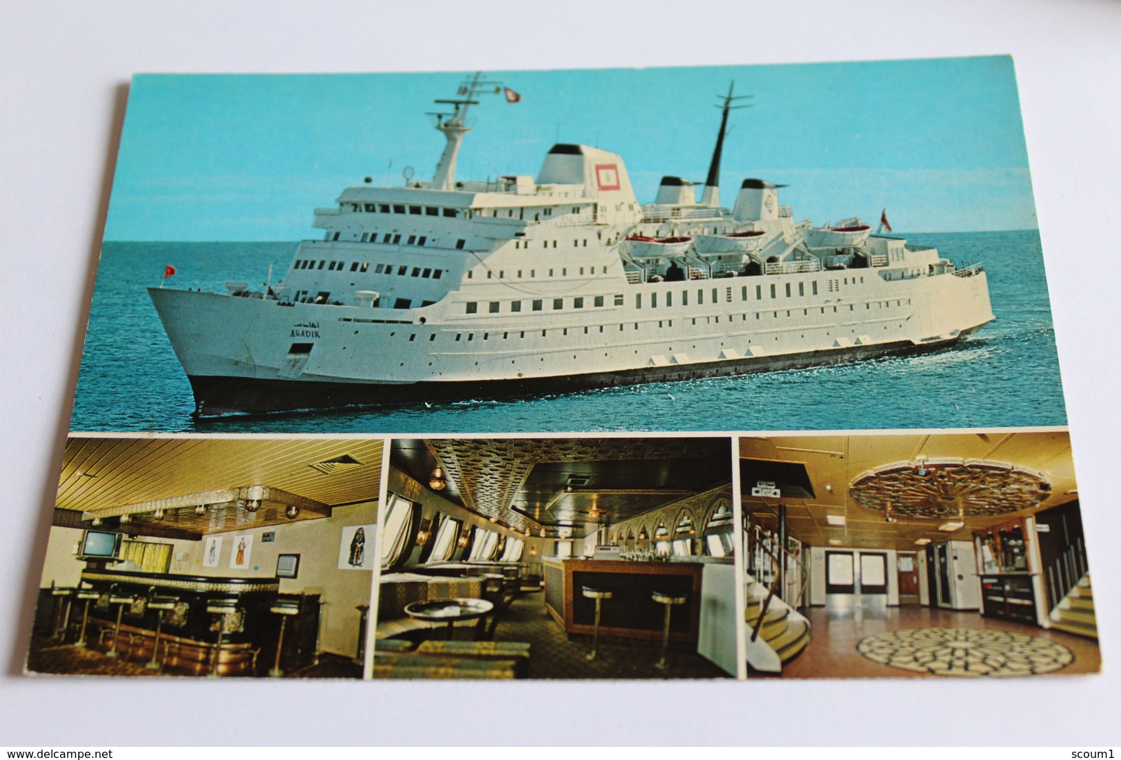 C/f Agadir - Tanger-sete-tanger - Compagnie Marocaine De Navigation -comonav Ferry - 1979 - Ferries