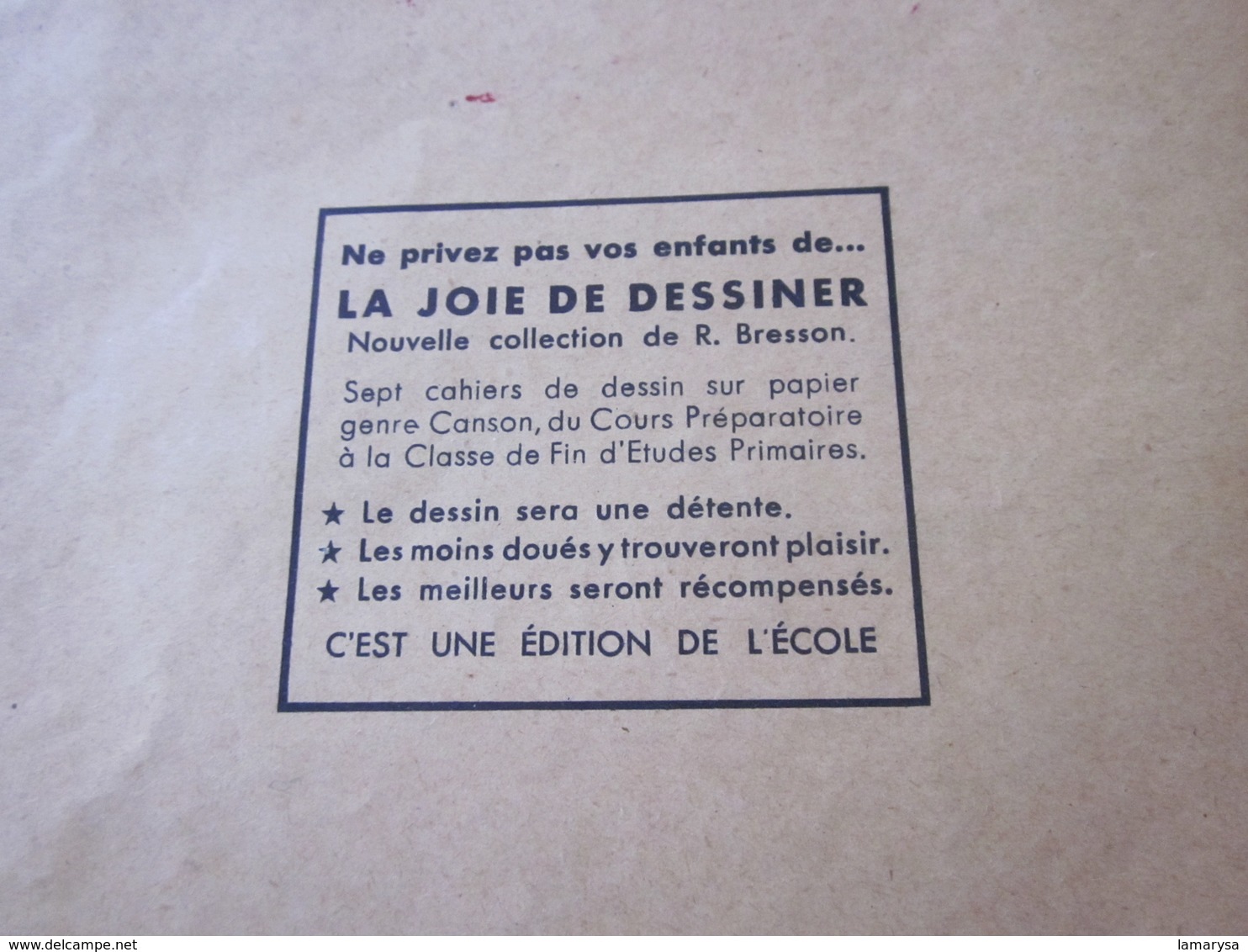 NOUVELLE MÉTHODE ÉCRITURE CAHIER N°1 GRAVE L. YON Bureau(objet lié)NE PRIVEZ PAS VOS ENFANTS DE LA JOIE ÉCRIRE DESSINER