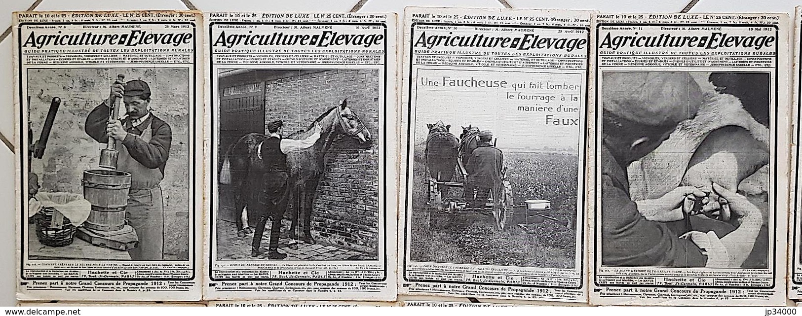 AGRICULTURE - ELEVAGE - 2 eme et 3eme Année. LOT 22 DIFFERENTS. Voir les scans