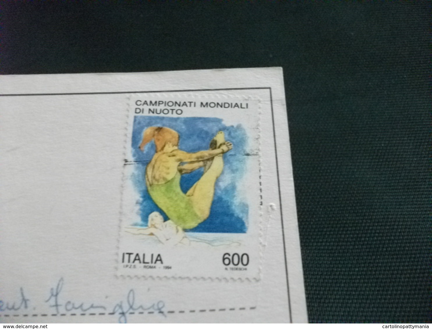 STORIA POSTALE  FRANCOBOLLO MONDIALI NUOTO CHIANCIANO VEDUTA DELLA TERRA NELLA STATO SENESE BALDASSARRI - Landkarten