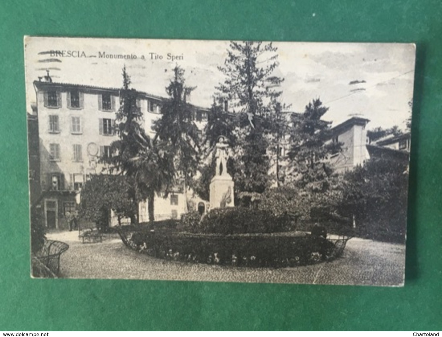 Cartolina Brescia - Monumento A Tito Speri - 1928 - Brescia