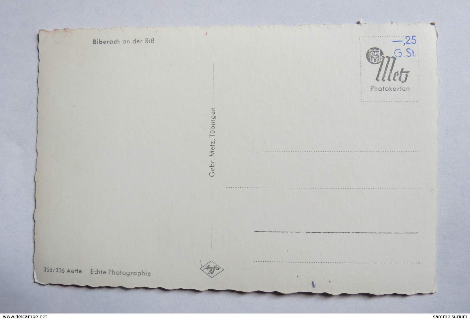 (11/2/63) Postkarte/AK "Biberach An Der Riß" Panorama - Biberach