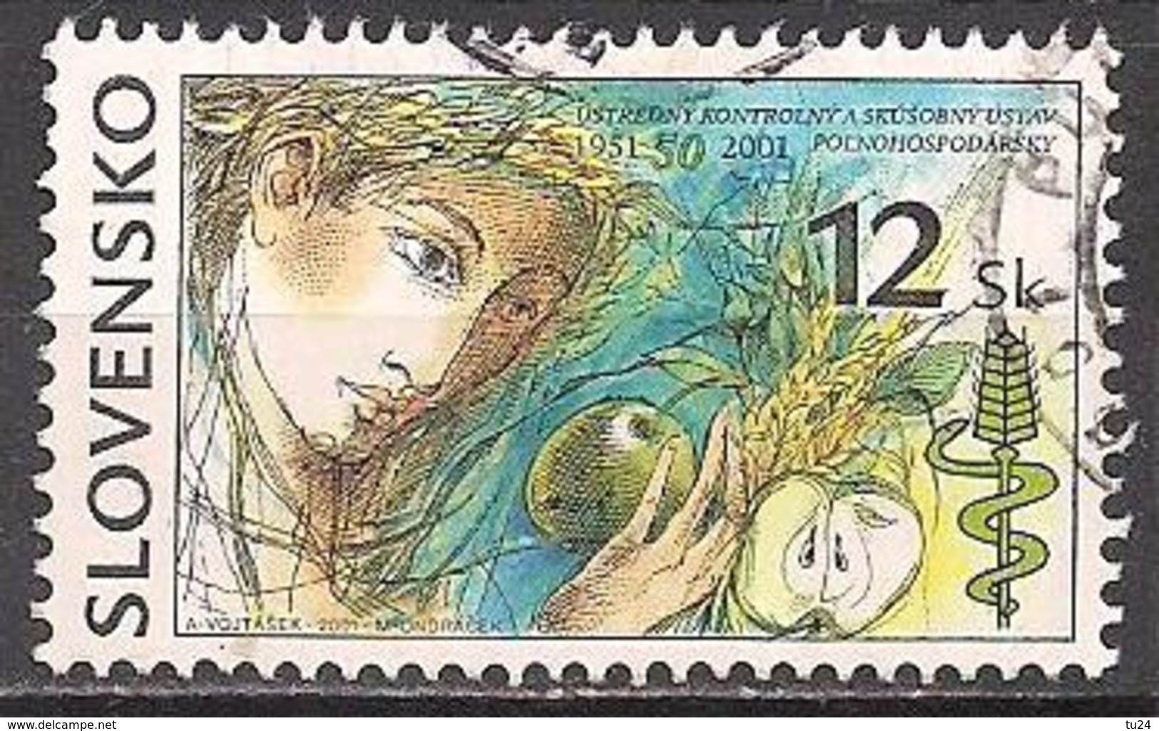 Slowakei  (2001)  Mi.Nr.  390  Gest. / Used  (2fe33) - Gebraucht