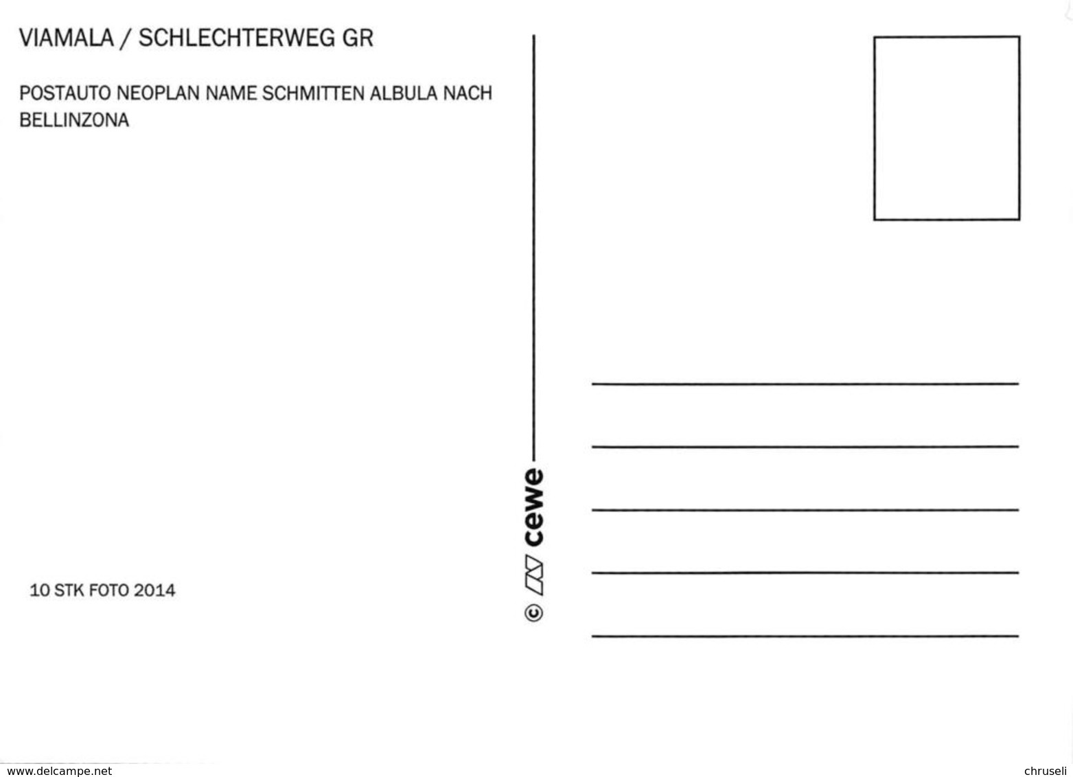 Viamala  Postauto  3 Bild   Limitierte Auflage! - Other & Unclassified