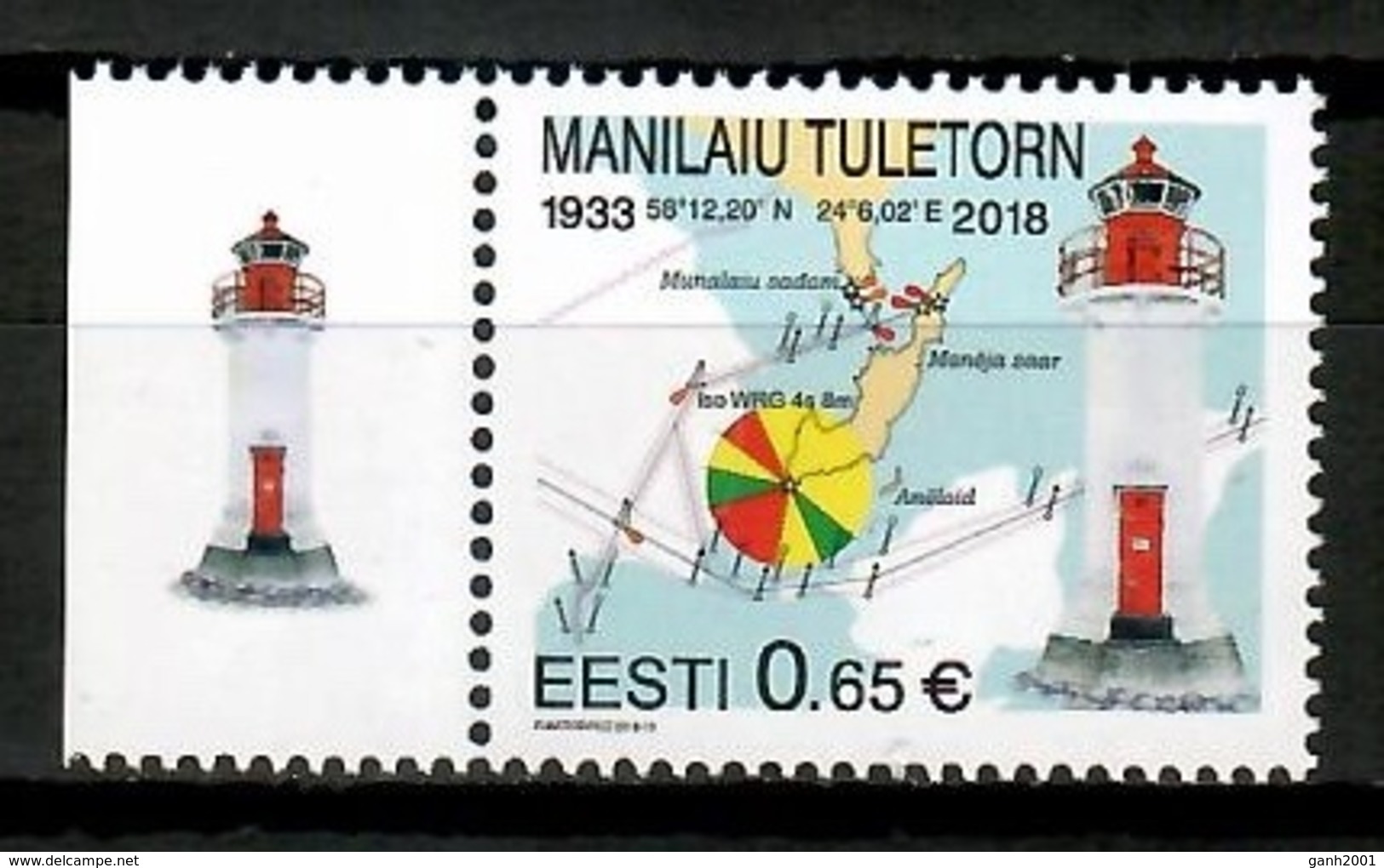 Estonia 2018 / Lighthouses MNH Faros Leuchttürme / Cu13812  4-19 - Lighthouses