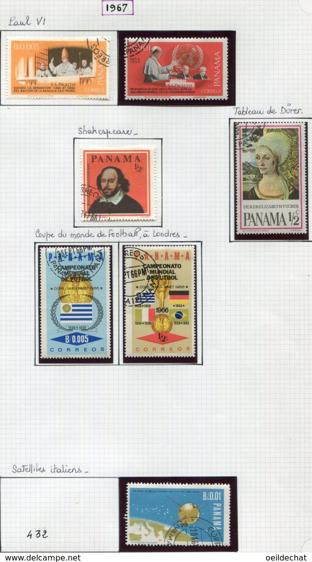 13634 PANAMA Collection Vendue Par Page N° Entre 379 Et 442   °/ * 1964-67   B/TB - Panama