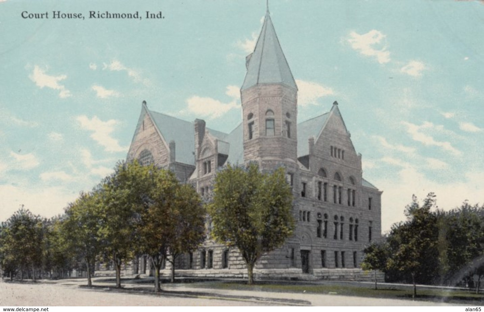 Topeka Kansas, Topeka Court House, C1900s Vintage Postcard - Topeka