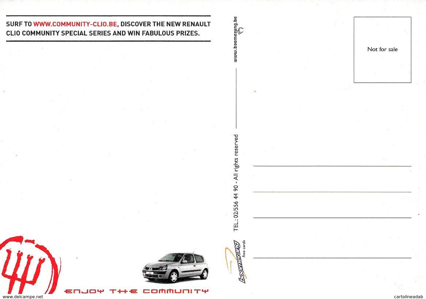 [MD3623] CPM - AUTO - RENAULT CLIO - PERFETTA - Non Viaggiata - Toerisme