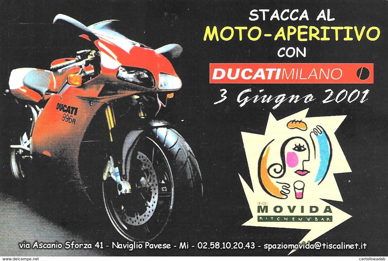 [MD3635] CPM - MOTO - DUCATI MILANO - PERFETTA - Non Viaggiata - Moto