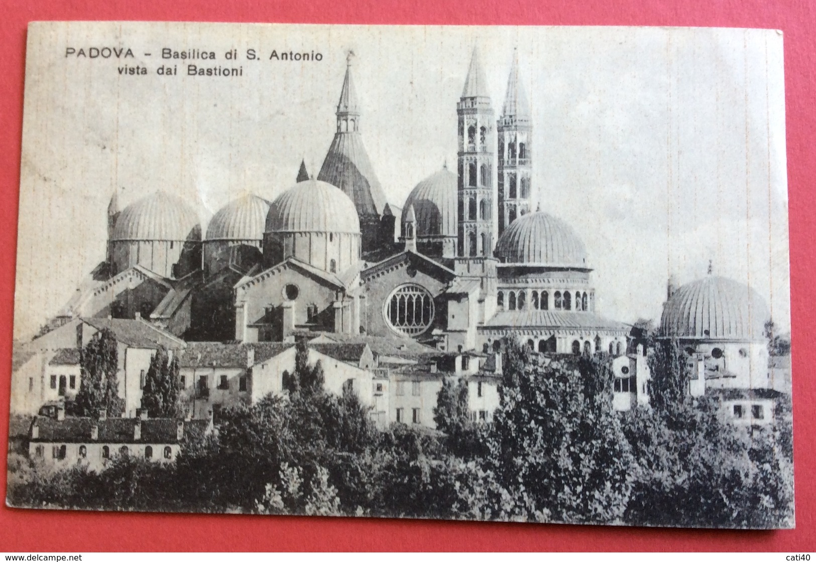 MESSAGGERE VENEZIA - MILANO N.4 Del 23/9/27 + COGNOLA TRENTO   SU CARTOLINA PADOVA BASILICA DI S.ANTONIO - Poststempel