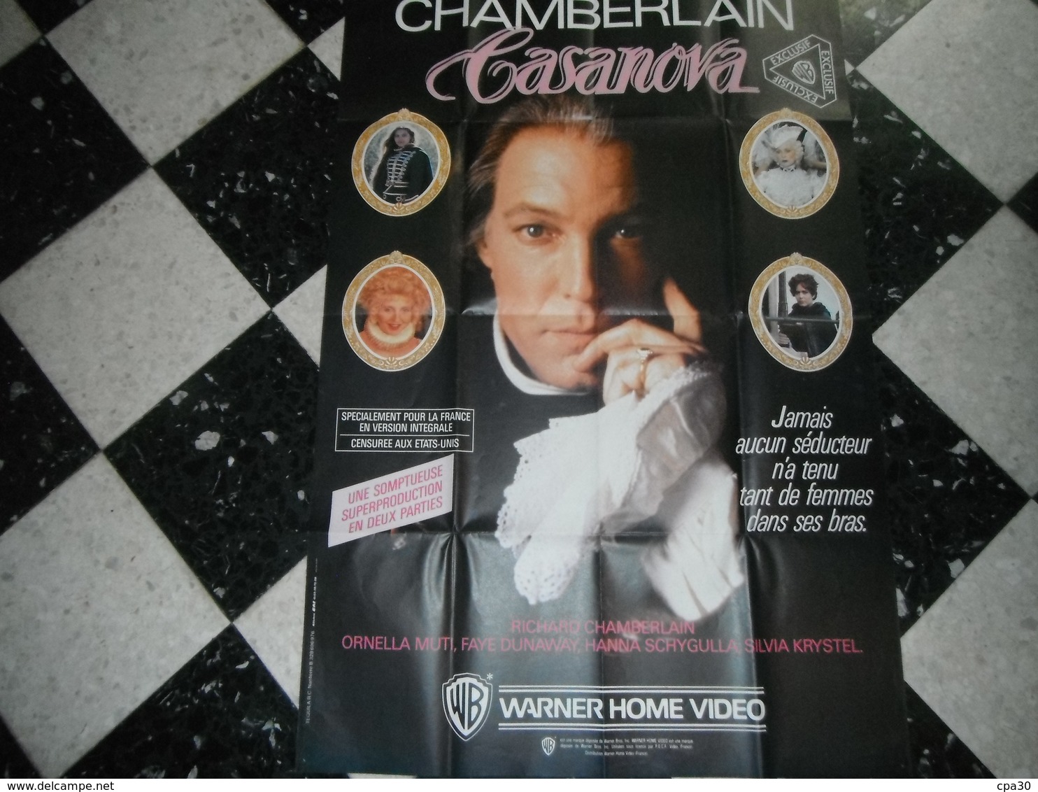 AFFICHE DE CINEMA.CASANOVA AVEC RICHARD CHAMBERLAIN - Posters