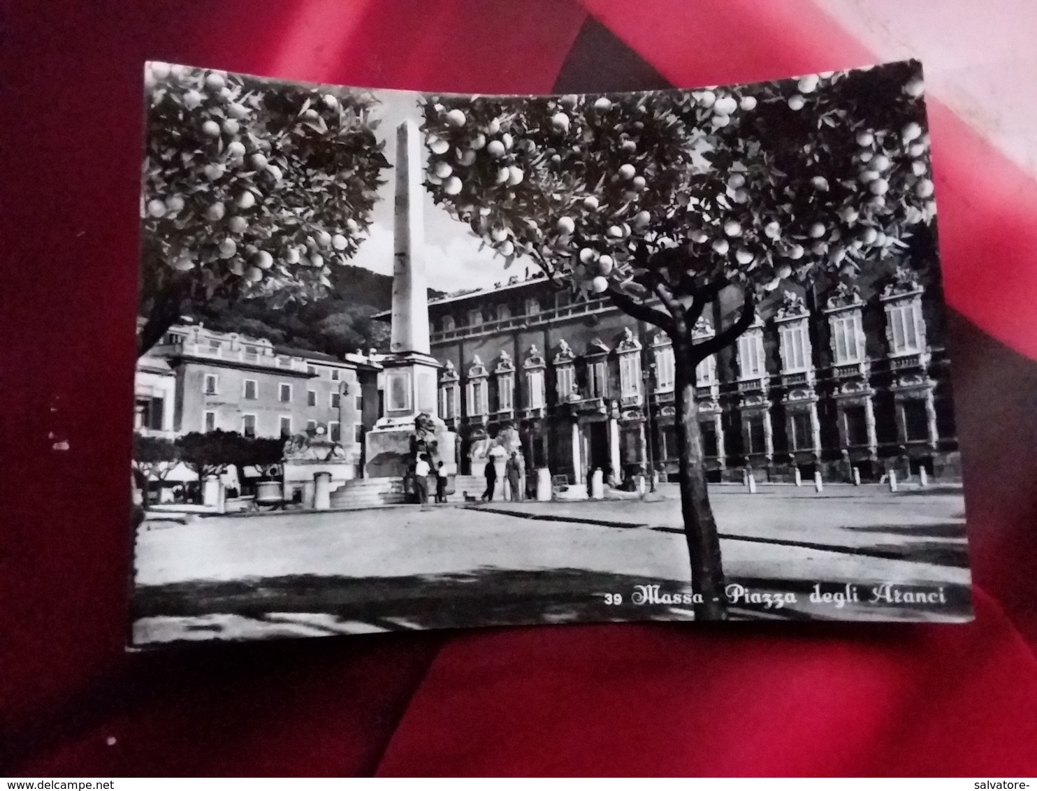 CARTOLINA MASSA - PIAZZA DEGLI ARANCI - Massa