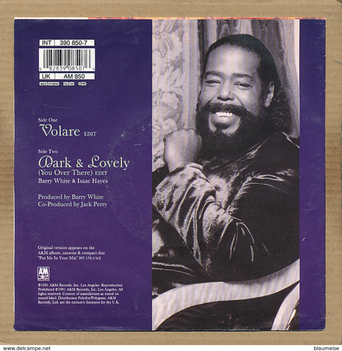 7" Single, Barry White, Volare - Disco, Pop